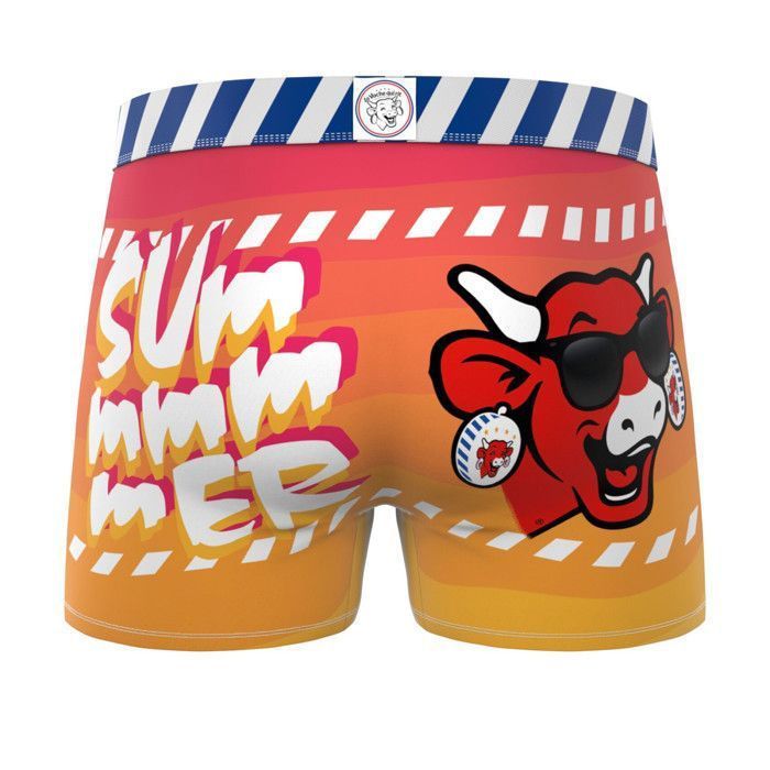 Freegun Men's Boxer Shorts LA VACHE QUI RIT, Men's Underwear - Red (Pack of 3)