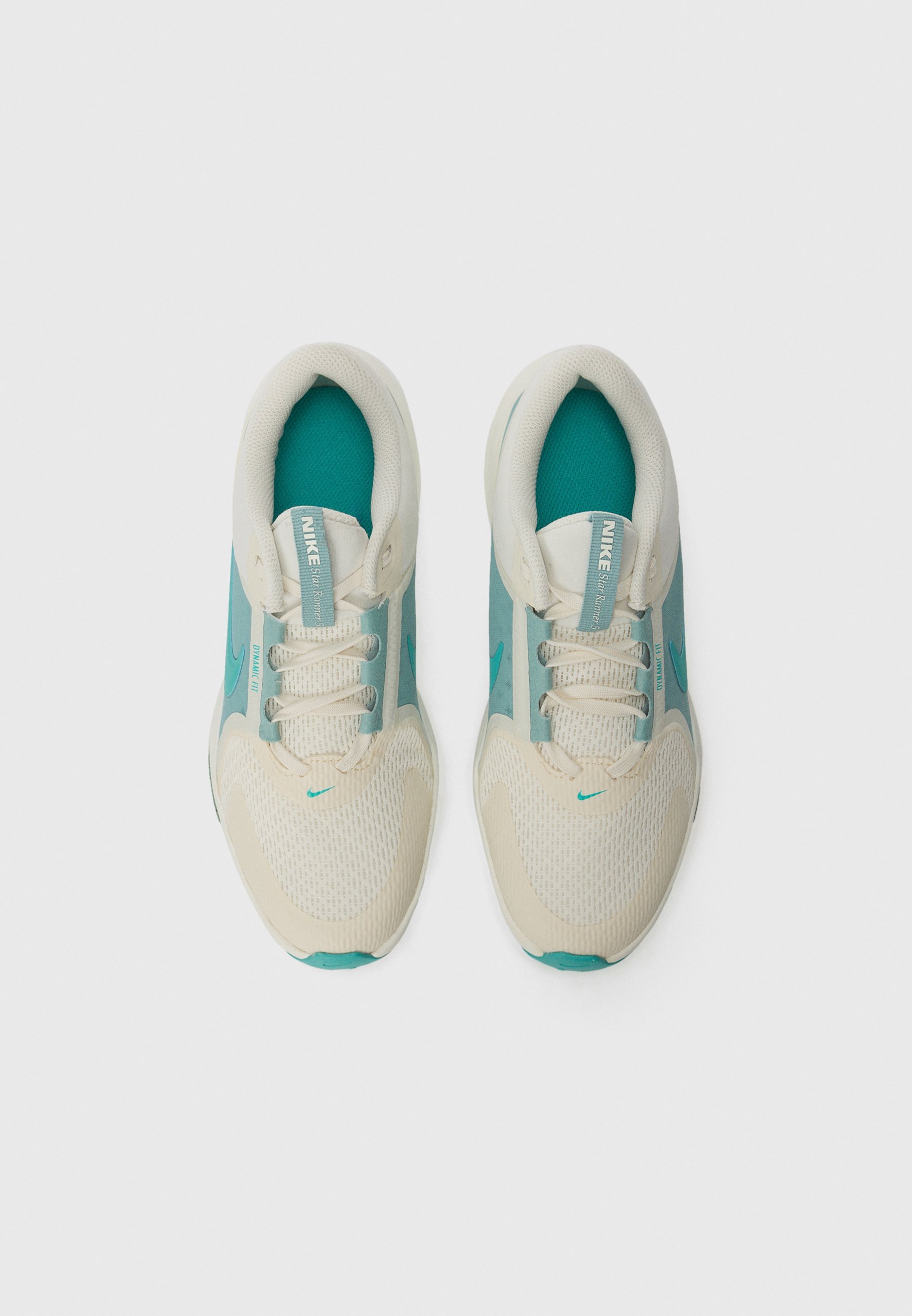 Tênis de corrida Nike Performance STAR RUNNER 5 UNISSEX - para asfalto - pérola suave/turquesa jeans/branco/vela