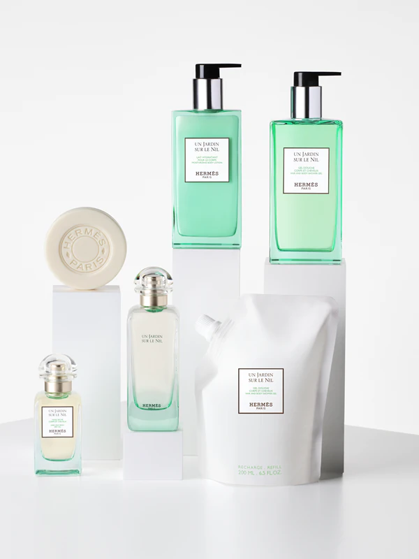 Coleção HERMÈS Parfums-Jardins Un Jardin sur le Nil suchy olejek do włosów i ciała unissex