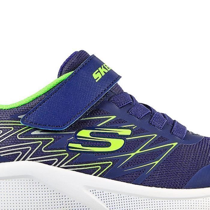 Sapato infantil - SKECHERS - Microspec Texlor - Cadarços - Azul - Têxtil