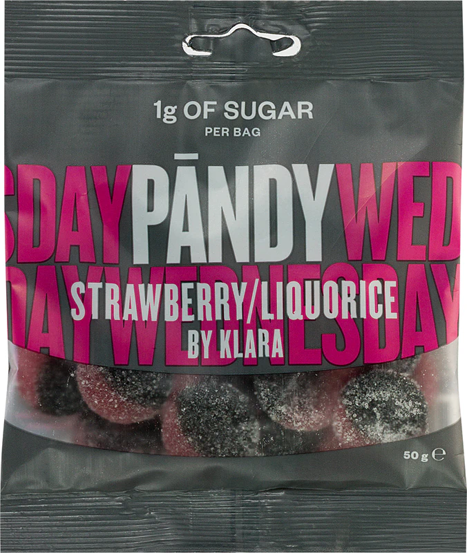 Želé cukríky Pändy jahoda/sladké drievko od Klary
