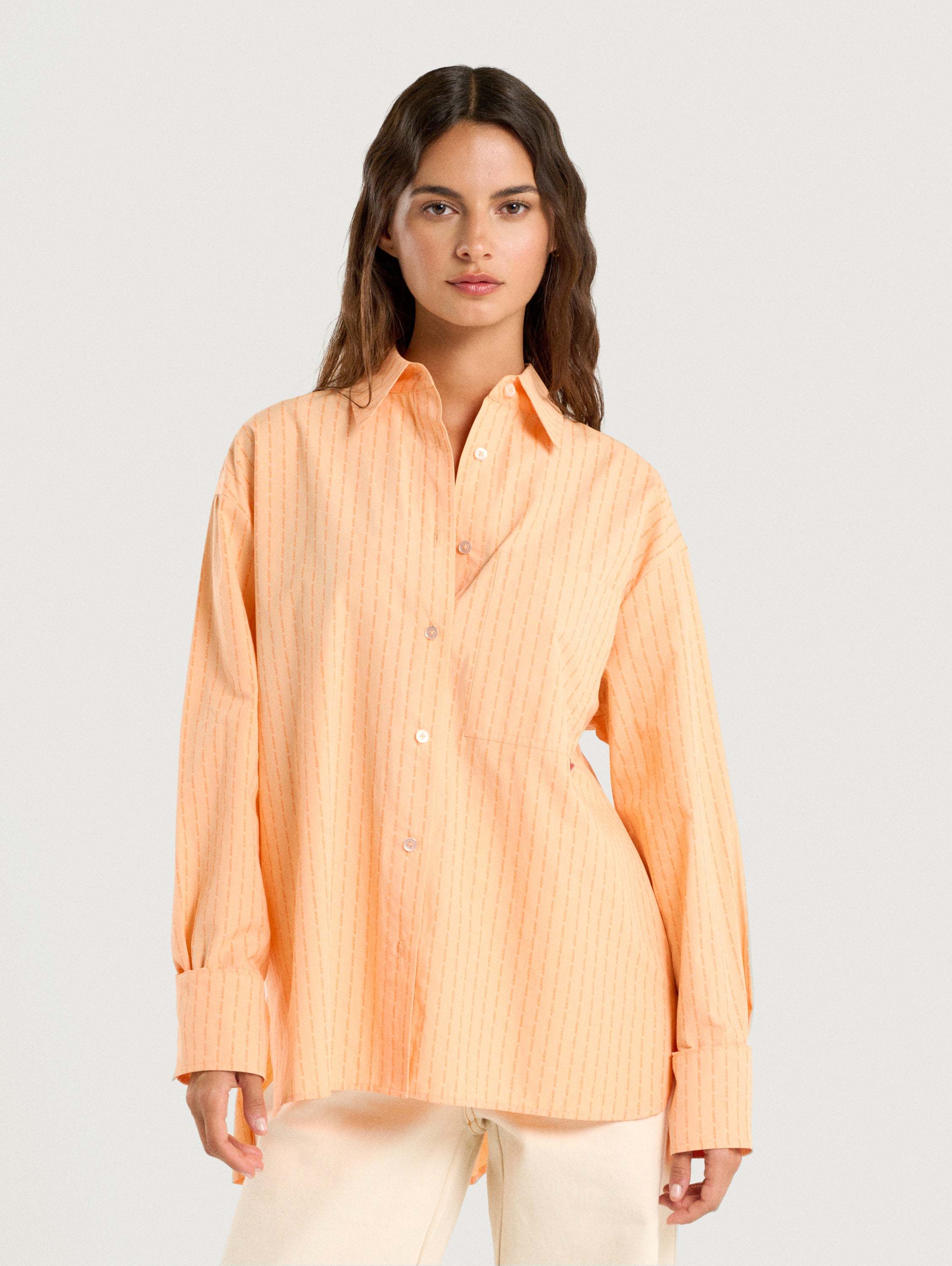 CAMISA LOGO HOFF HAWAII NARANJA