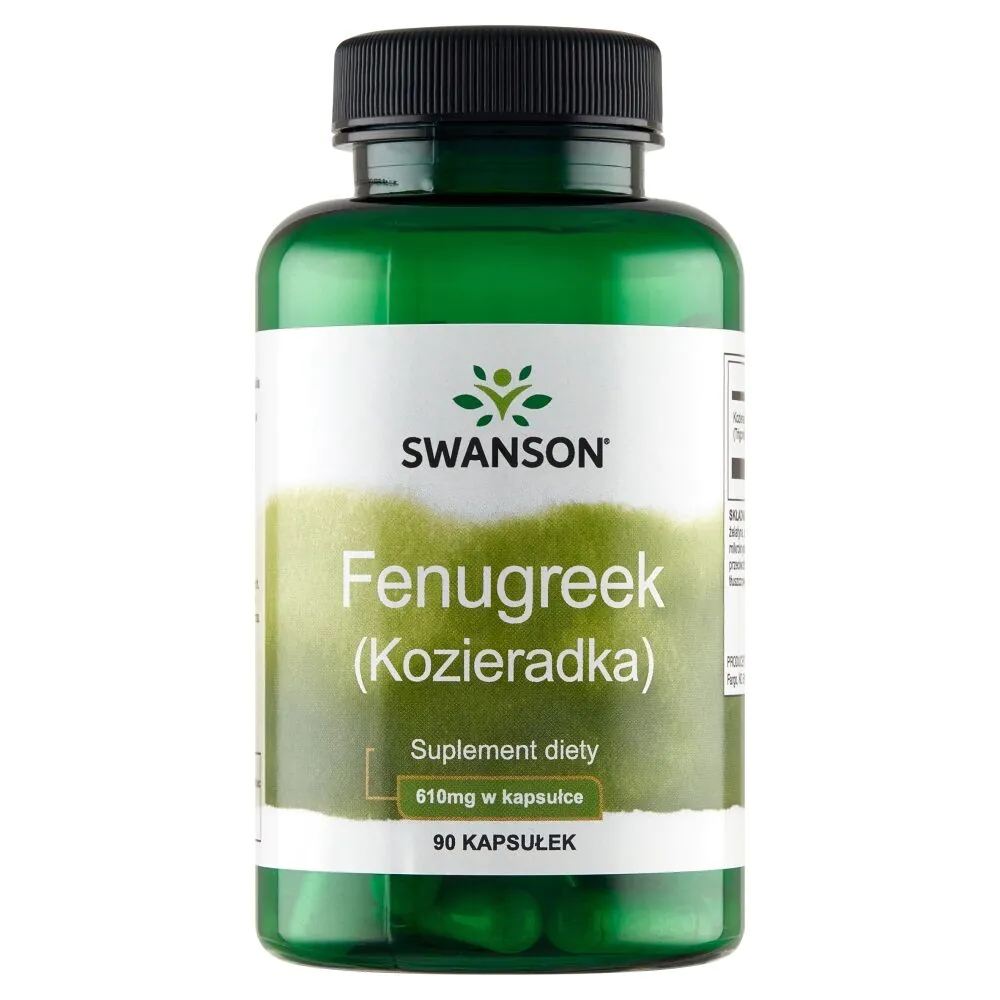 Swanson Fenugreek Kozieradka 610 mg Kapsułki