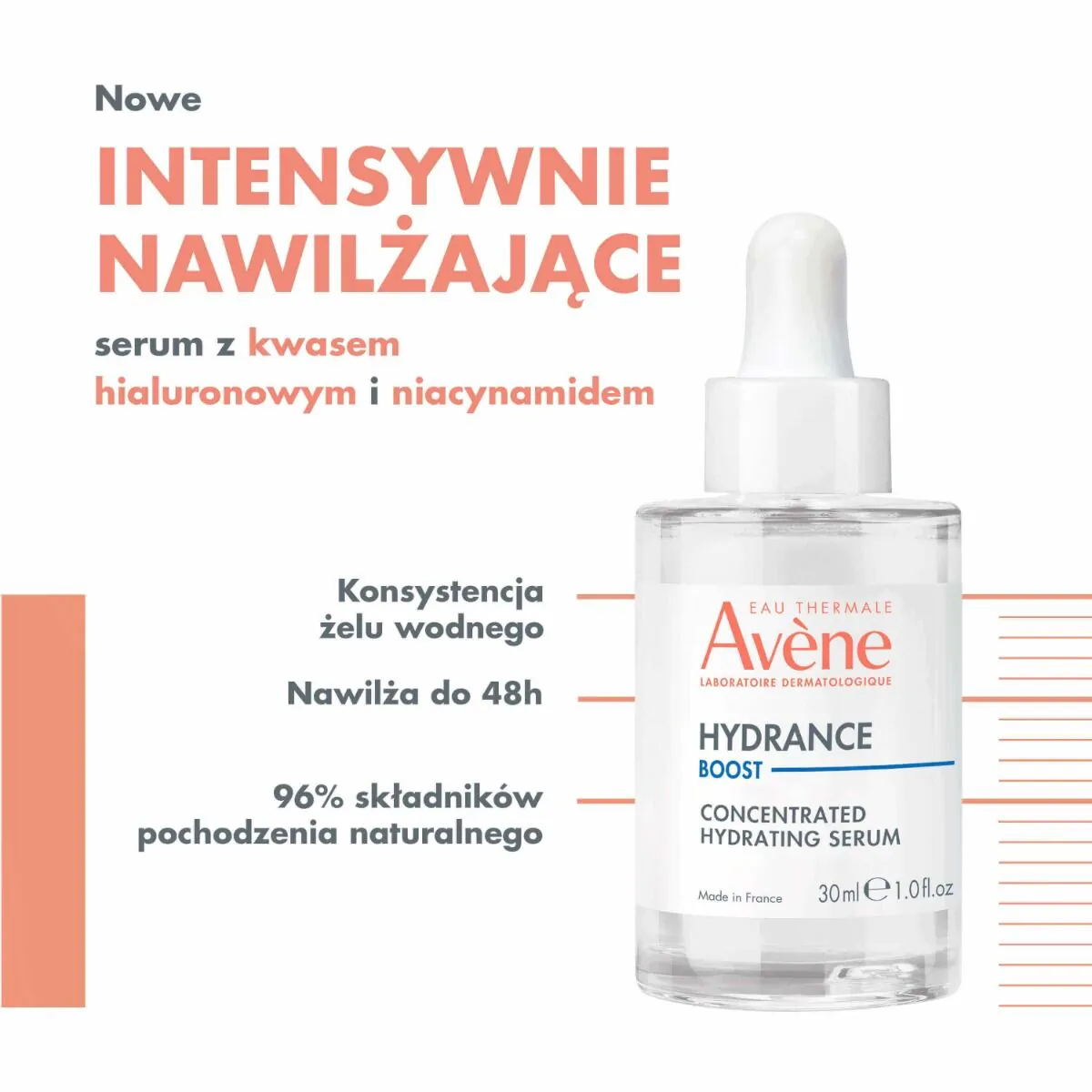 Avéne Hydrance Boost Skoncentrowane serum nawilżające