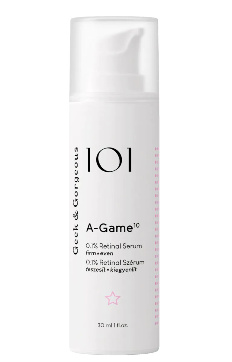 Geek & Gorgeous A-Game 10 Przeciwzmarszczkowe serum z retinalem 0,1%