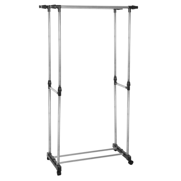 Mobilny wieszak na ubrania 85-160 cm teleskopowy na kółkach