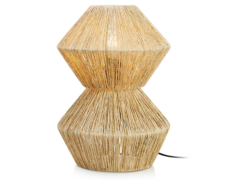Lampa stołowa Straw rattanowa beżowa