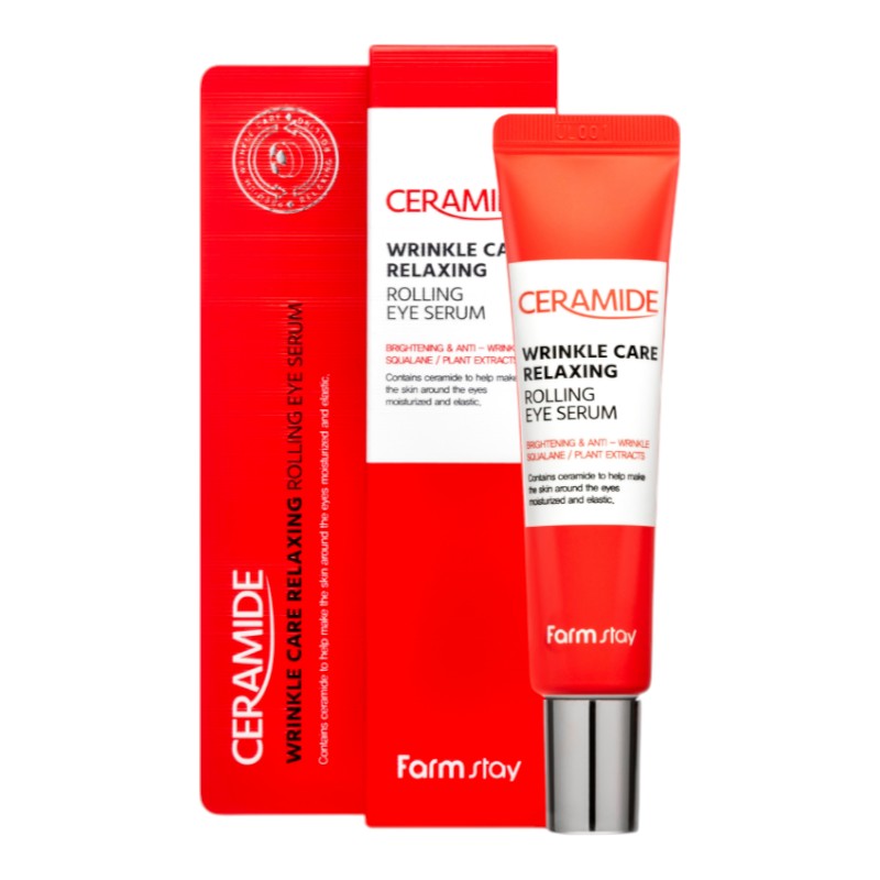 Farmstay Ceramide Wrinkle Care Avslappende rullende øyeserum