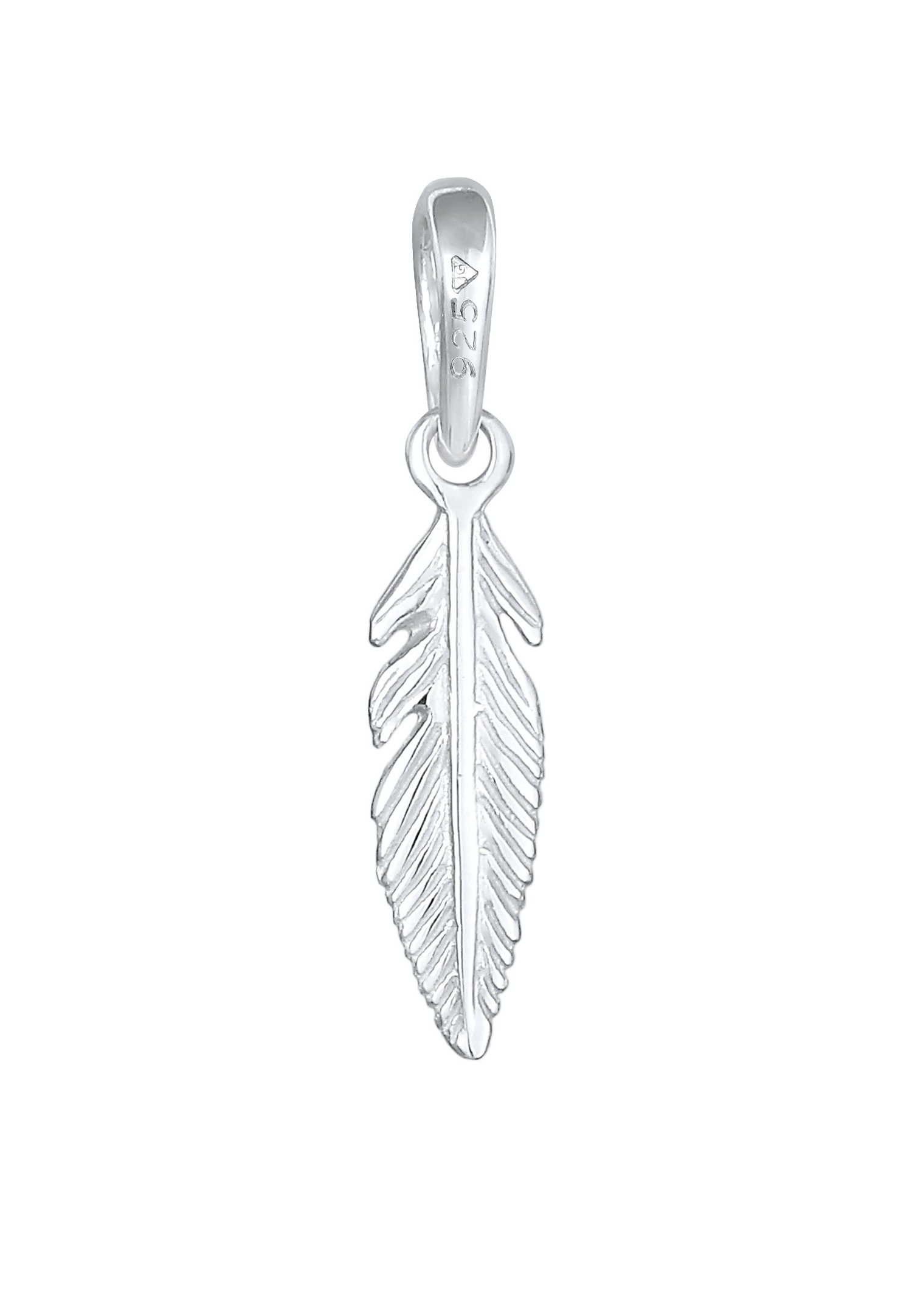 Elli Femmes Charm plume look boho festival tendance blogueurs en argent sterling 925