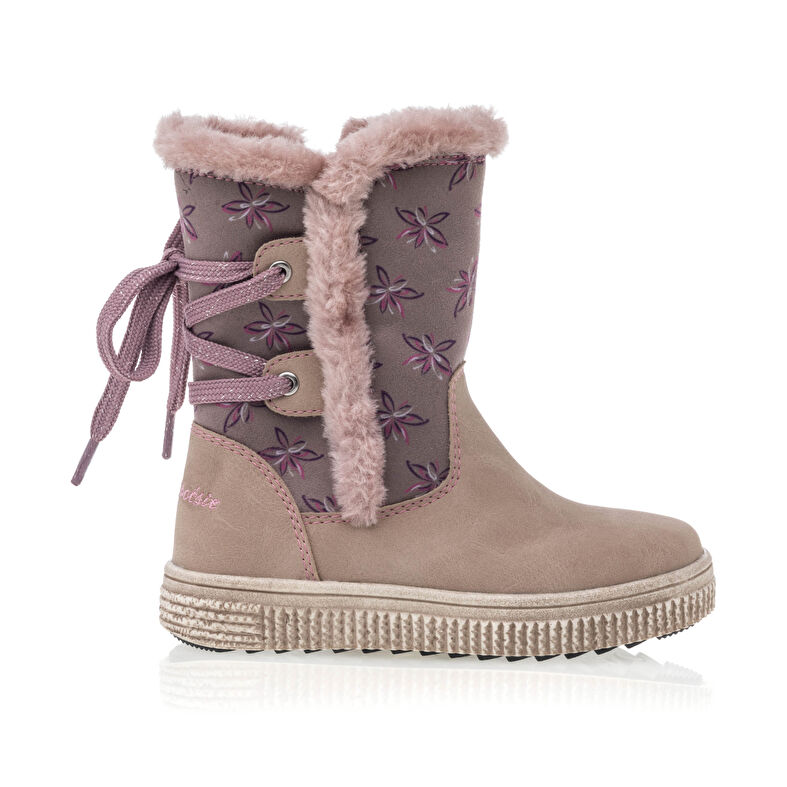 Stivali beige da bambina