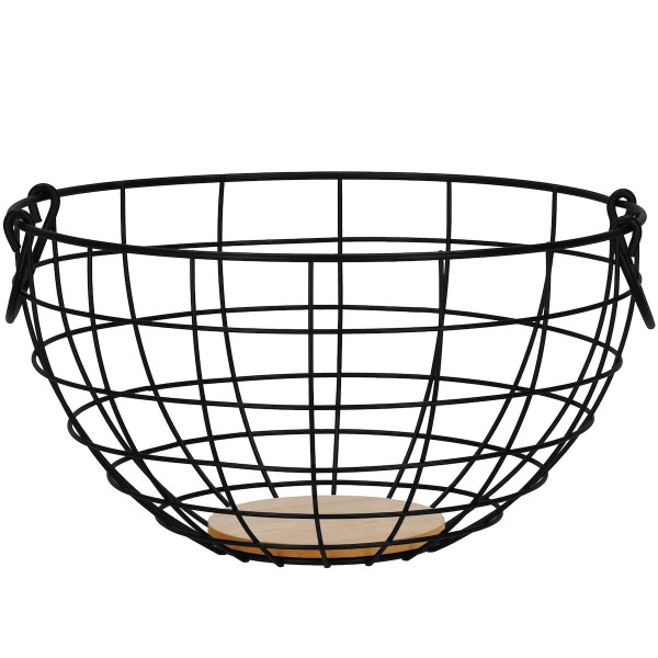 Miska na owoce, koszyk metalowy 28x15 cm stalowa patera
