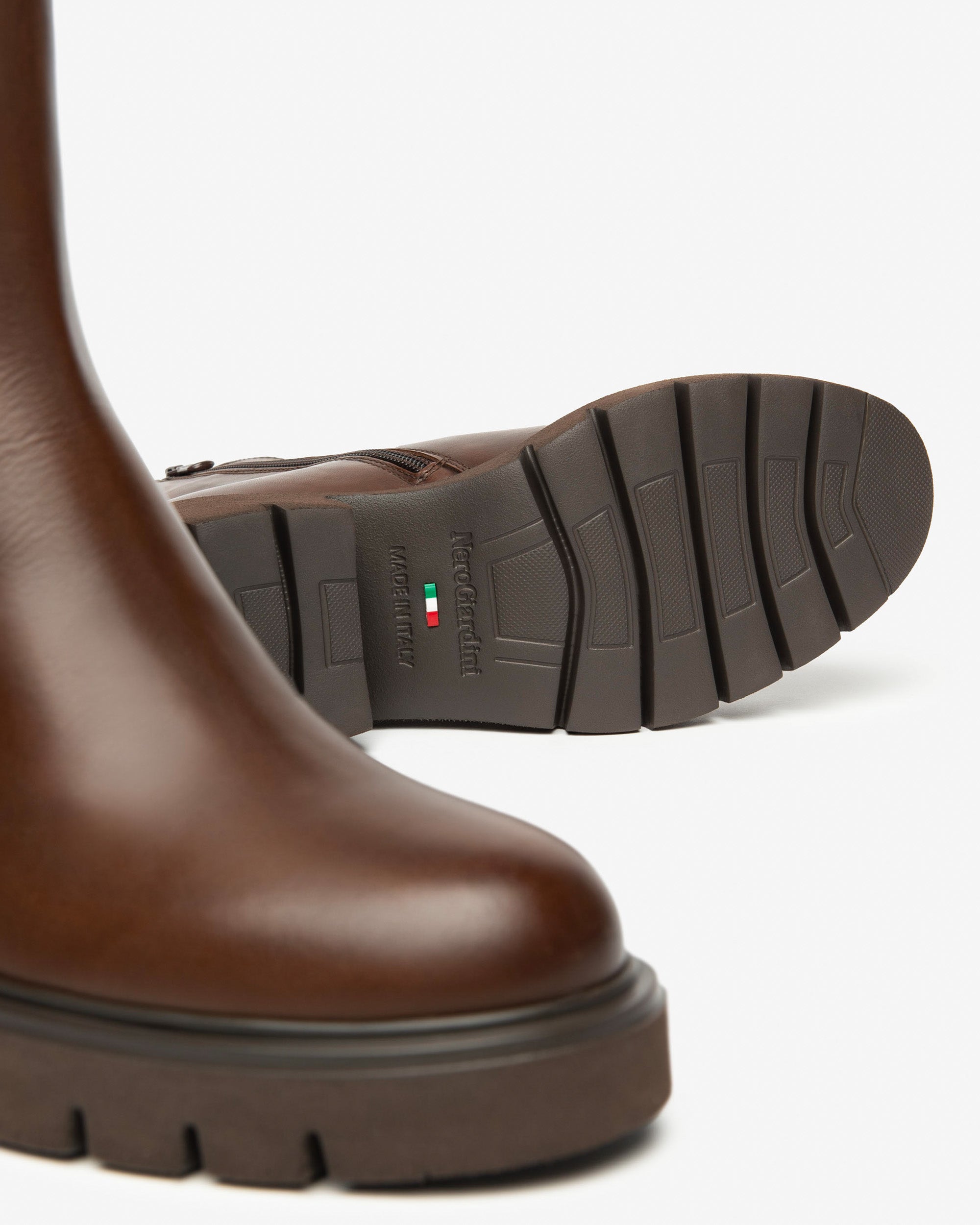  Chelsea-Boots aus Leder für Damen