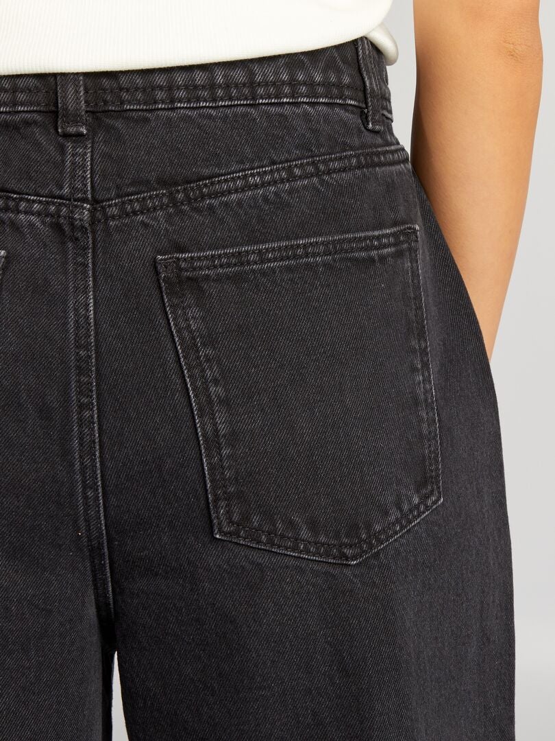 Pantalones vaqueros de pierna ancha - GRIS