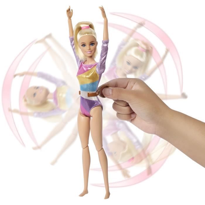 Barbie Gymnastiksæt med dukke og over 10 tilbehør HRG52