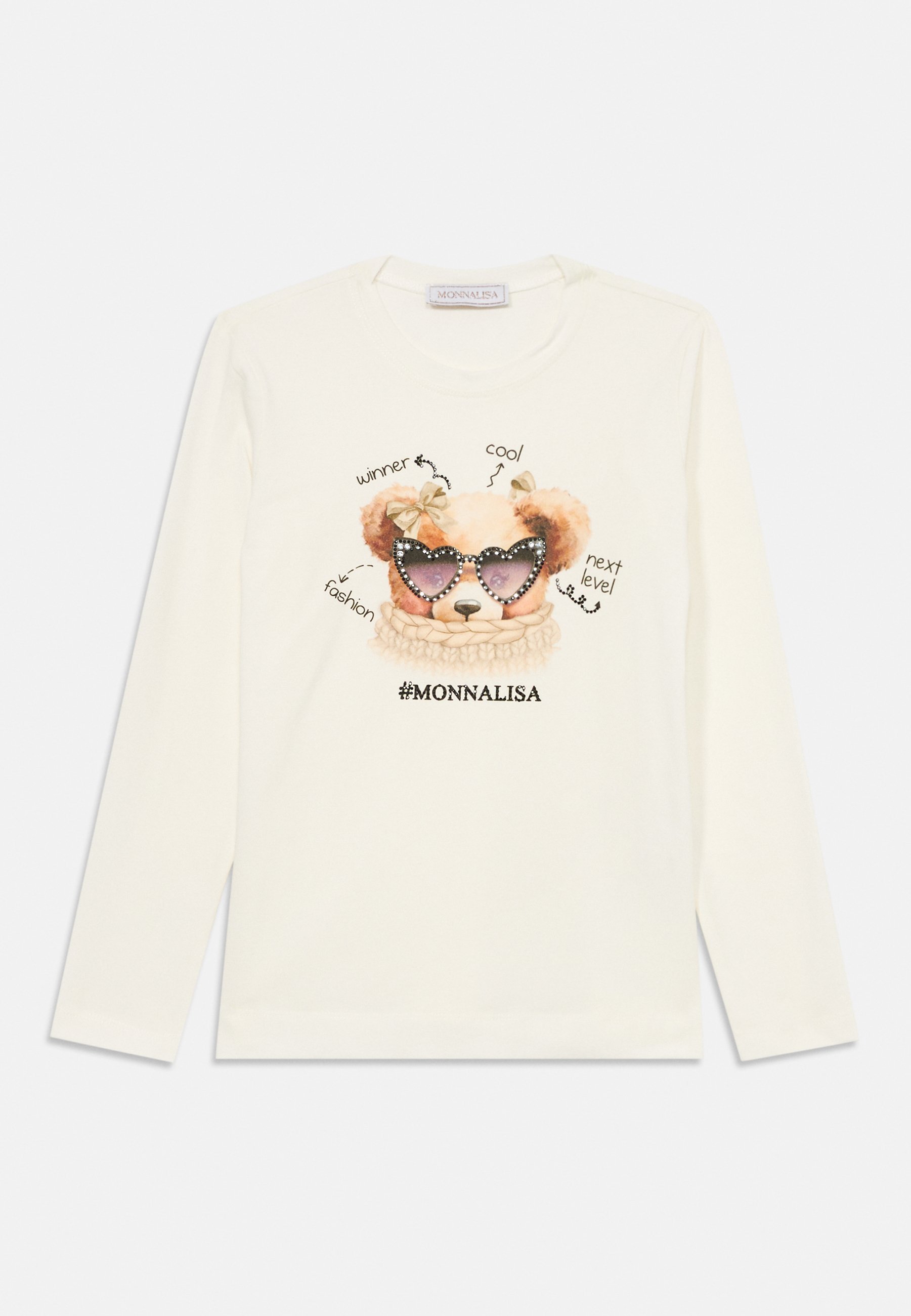 Top s dlouhým rukávem - black