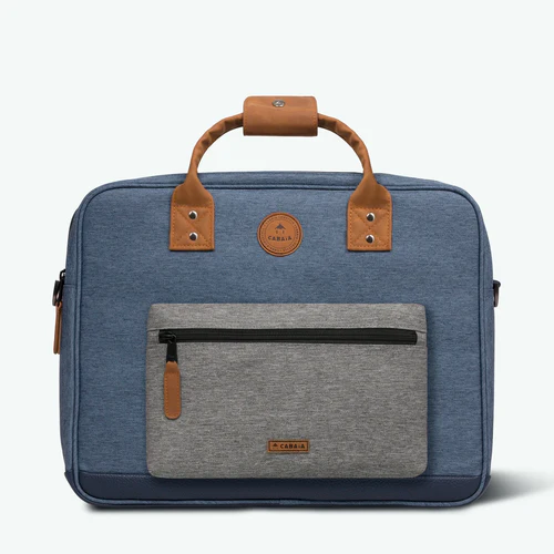 Cabaia Granatowa torba na laptopa Paris