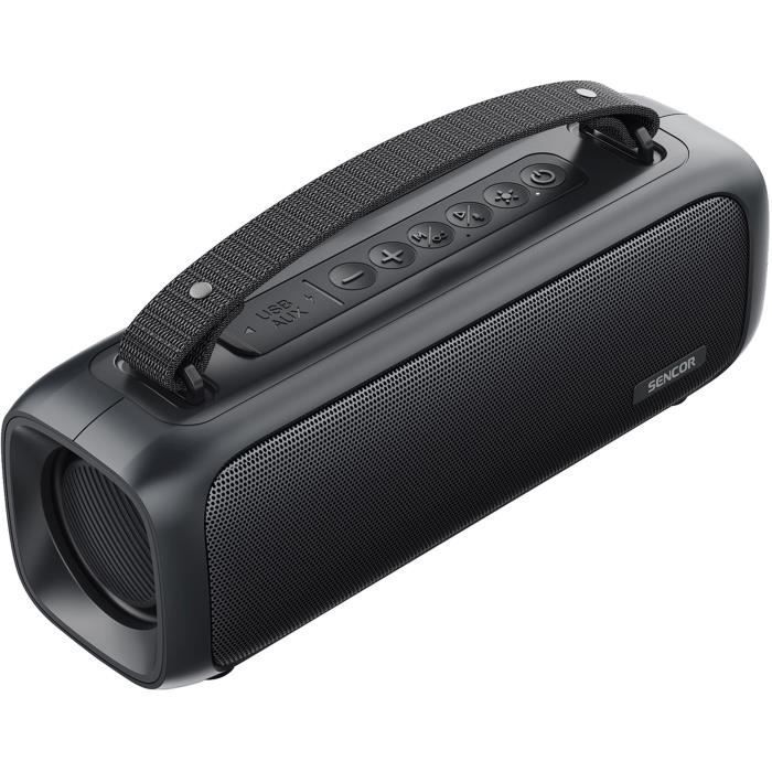 Portable Bluetooth Speaker - SENCOR - SSS 3000 Kids Light Speaker - 16W - 2 Speakers - IPX4 - Black