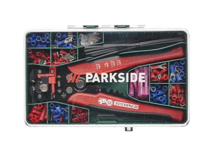 PARKSIDE® Pince à sertir com acessórios PCZS 231 B2, 231 peças