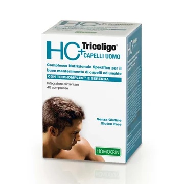 Specchiasol Specchiasol HC+ Suplemento alimentar para homens com tricoligo, para unhas e cabelos, 40 comprimidos com biotina