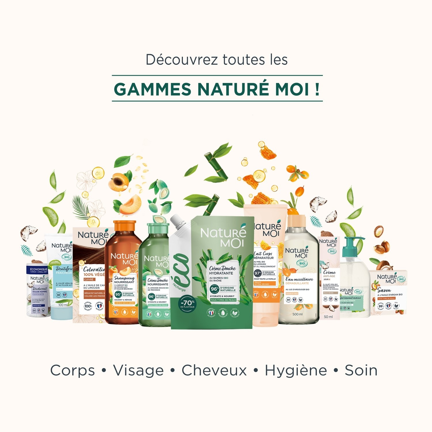 Naturé Moi Déodorant Pêche Orchidée