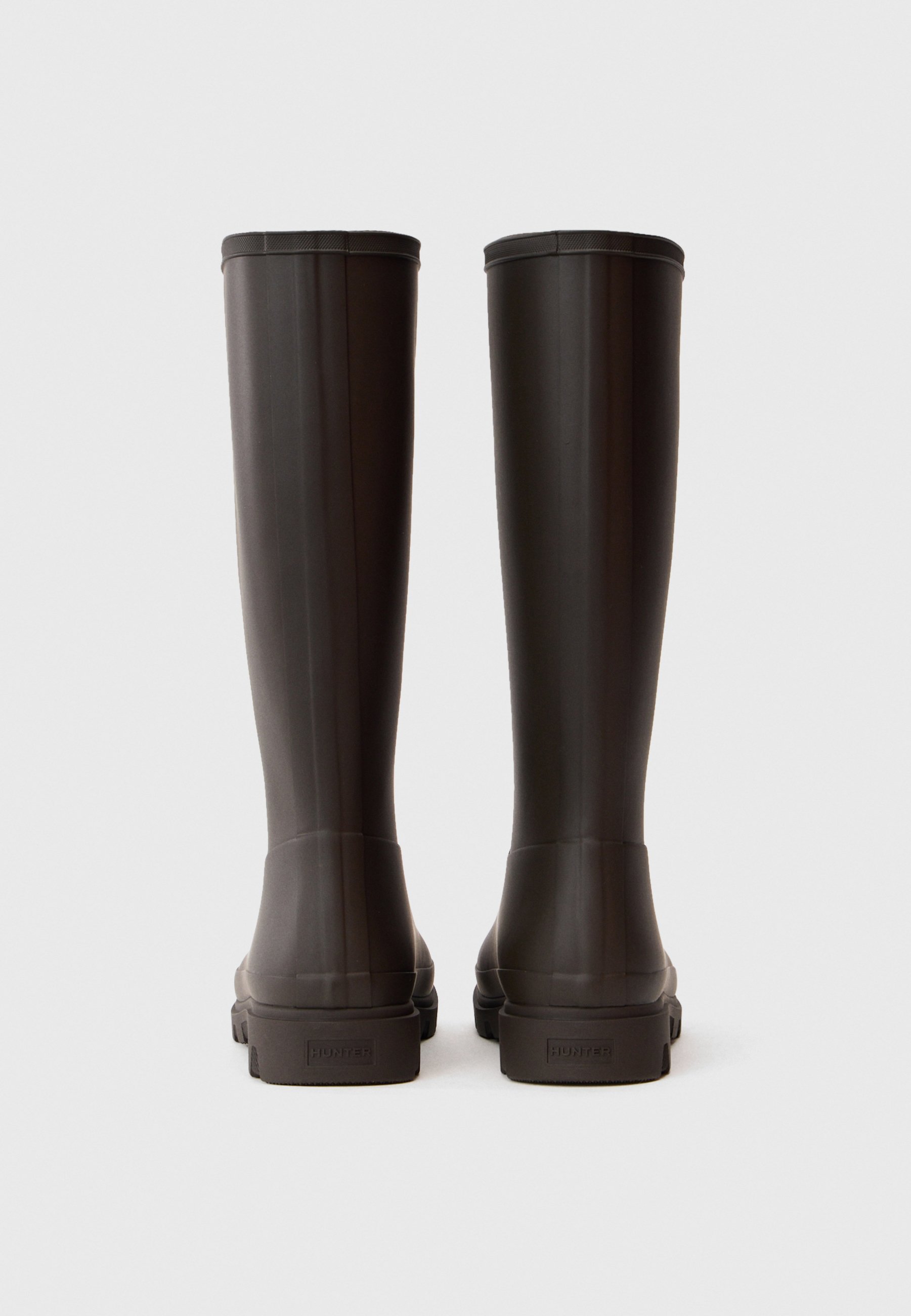 Stivali da pioggia Hunter ORIGINAL DOWNPOUR TALL UNISEX - marrone cioccolato