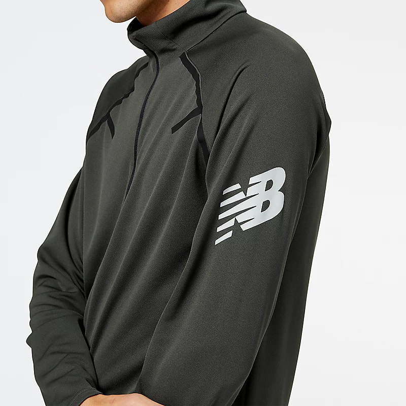 Męski trykot piłkarski Tenacity 1/4 Zip – PHANTOM