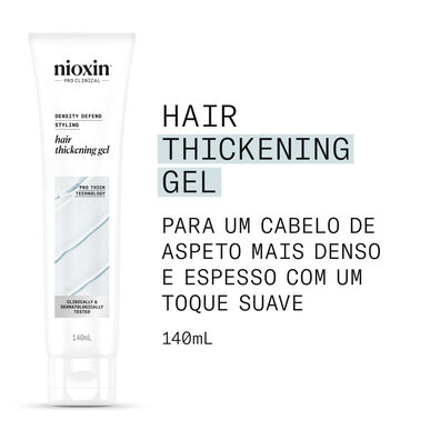 Nioxin Professionals Τζελ Πύκνωσης Μαλλιών Density Defend Τζελ Στυλιζαρίσματος για Πύκνωση Μαλλιών, Απαλή Αφή, 140 ml