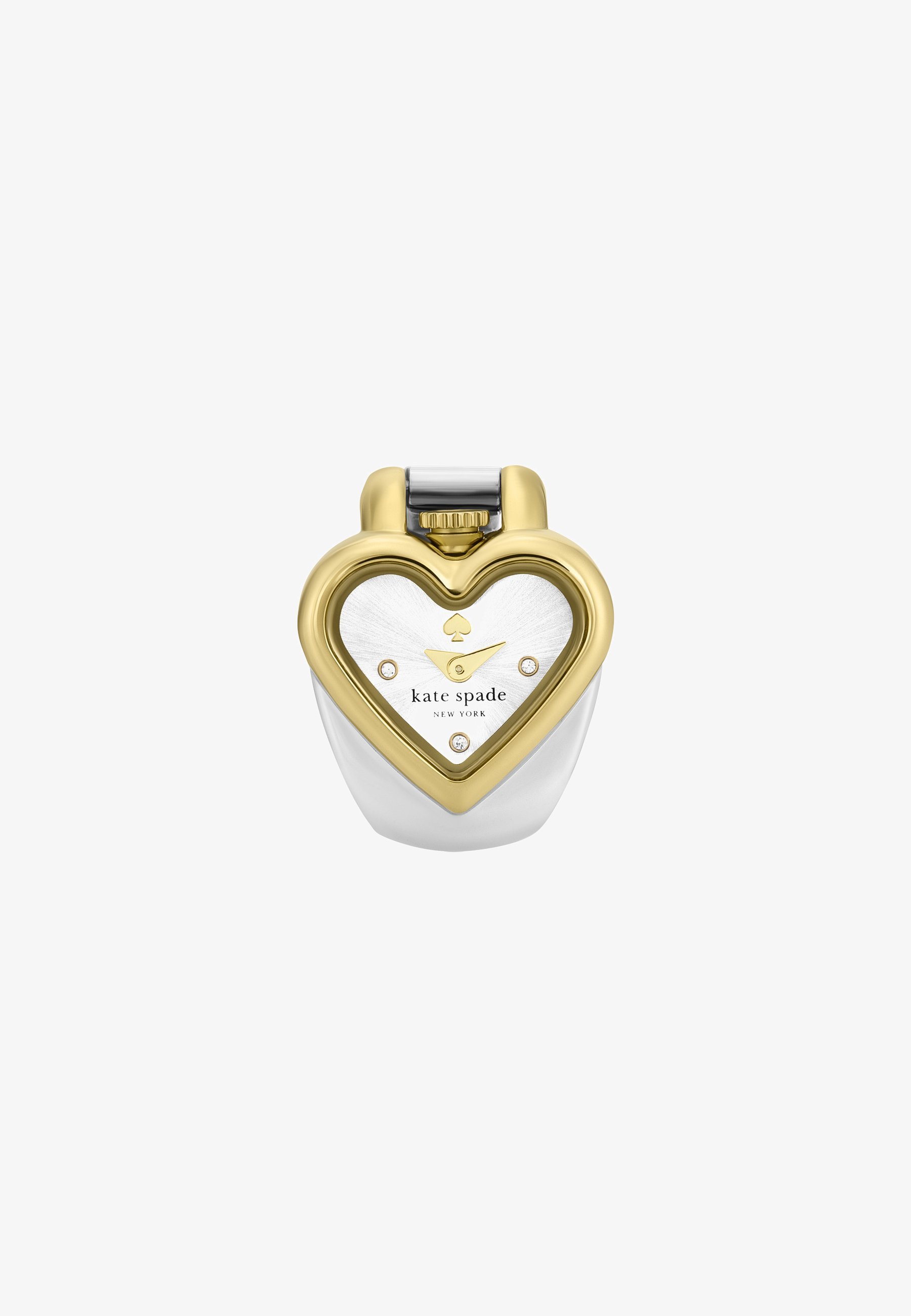 Relógio Kate Spade New York Feminino Tradicional Monroe Heart - Prateado