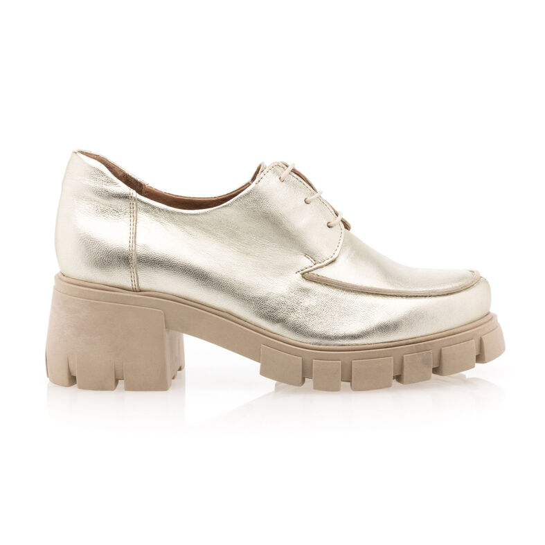 Женске жуте ципеле са везицама / дерби ципеле