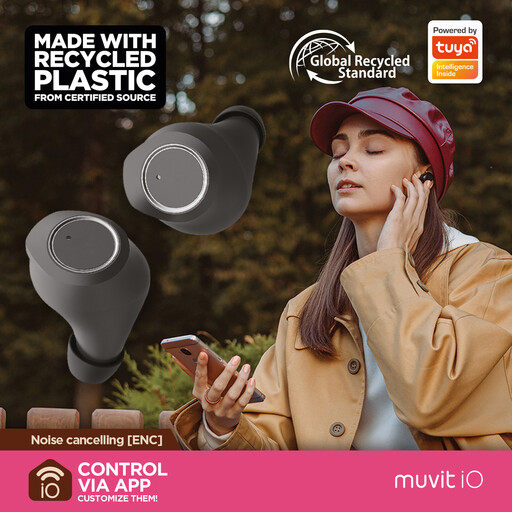 Auriculares Muvit Io Smart True Wireless Urban Enc