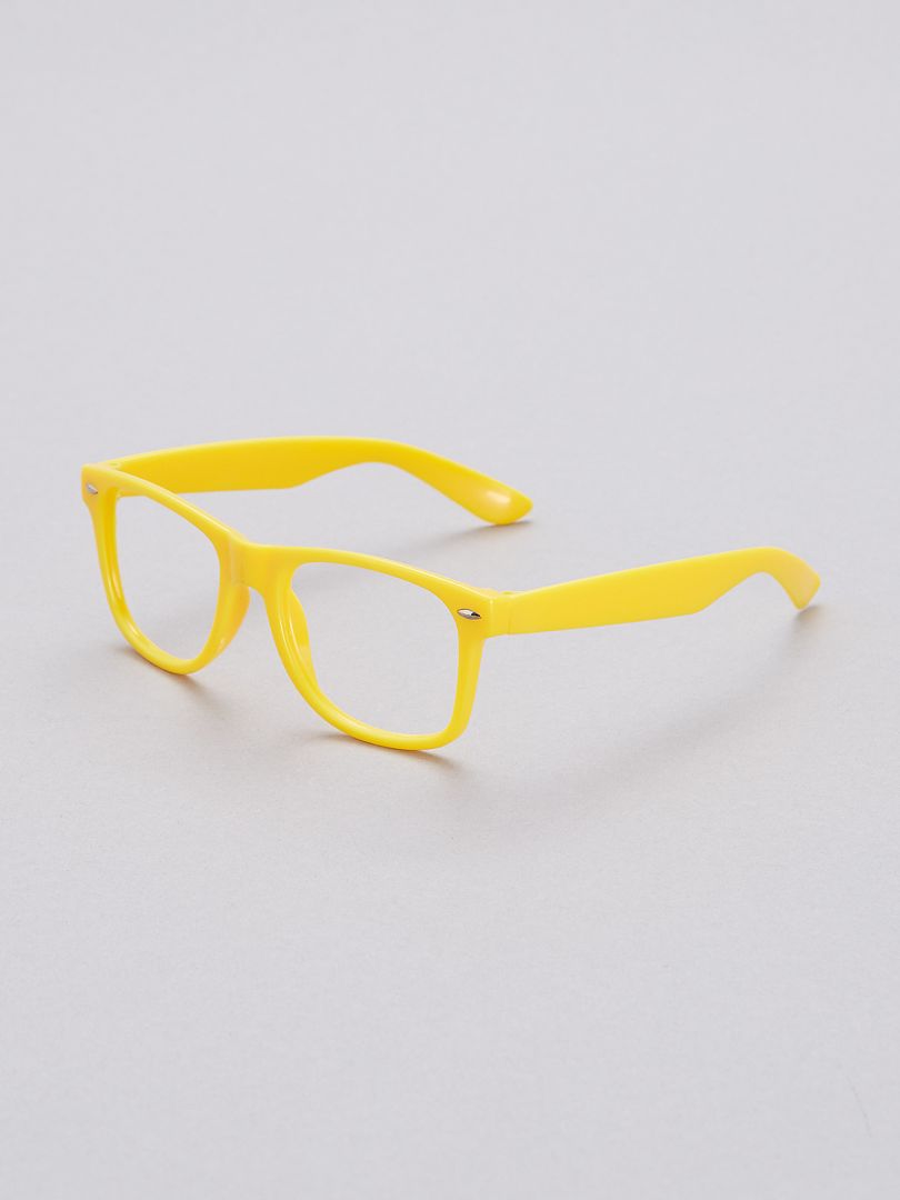 Set van 4 fluorescerende brillen - meerkleurig
