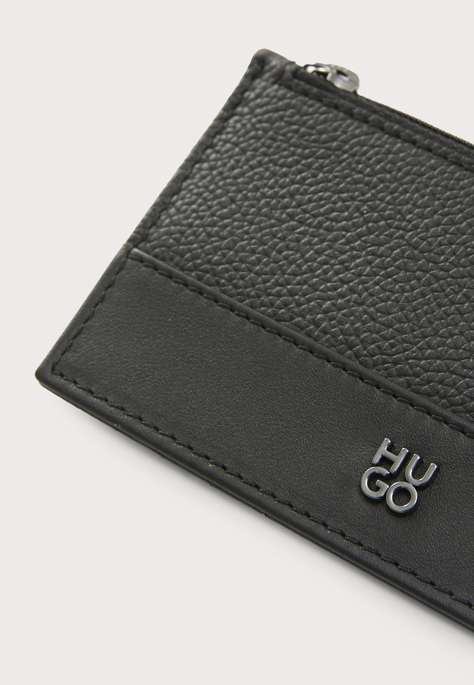 HUGO QUANTIC ZIP CARDCASE - Peněženka - black