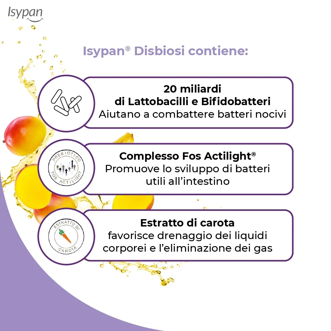 ISYPAN Isypan® Disbiosis Fermentos lácticos - 12 sobres bucodispersables Bienestar intestinal