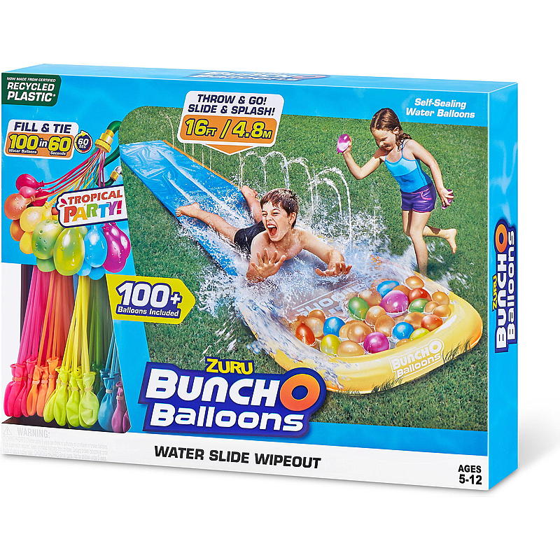 Tobogán acuático Bunch O Balloons de 4,8 m Bunch O Balloons