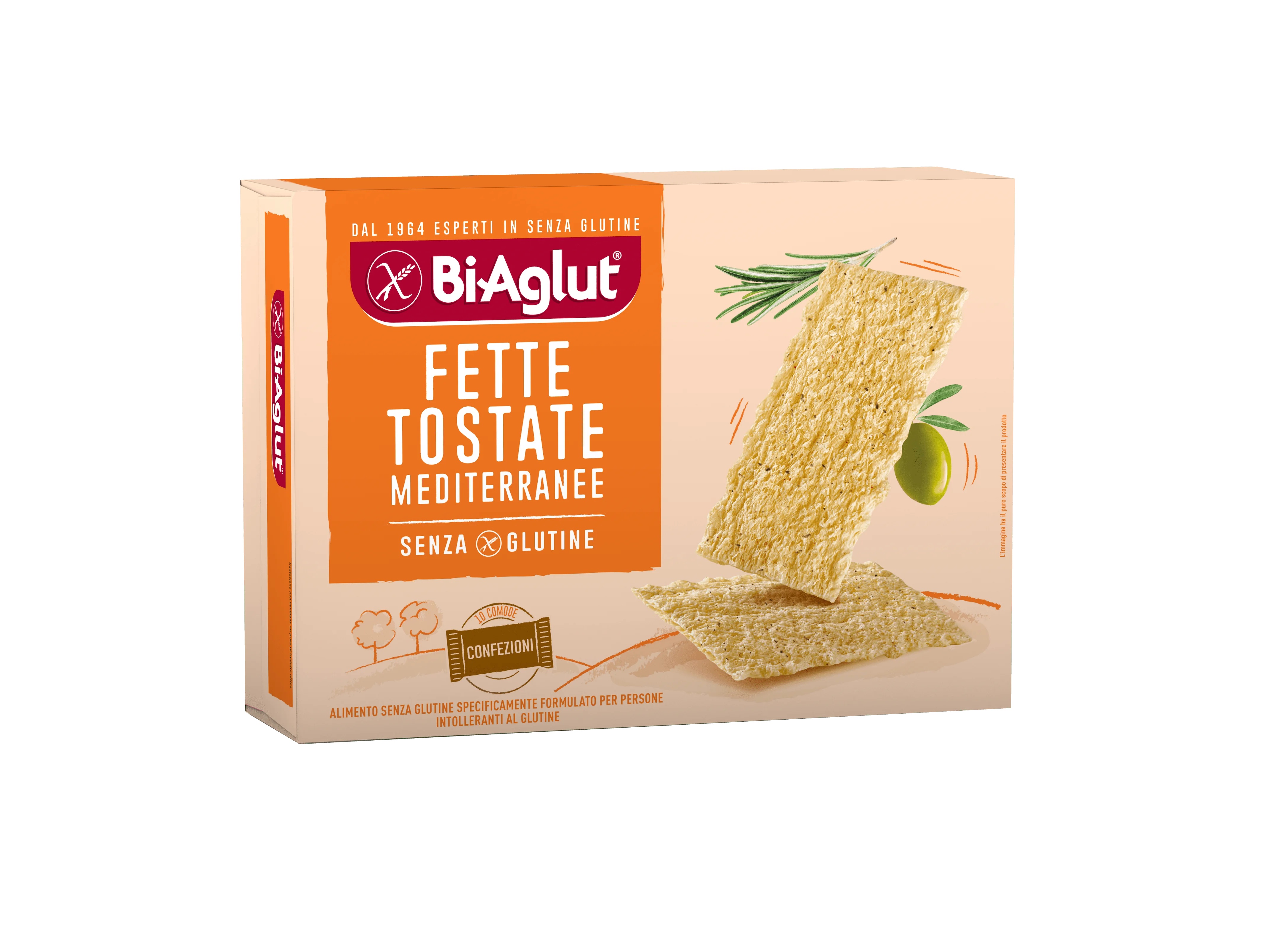 BIAGLUT Tranches grillées méditerranéennes Biaglut, une portion de 240 g sans gluten