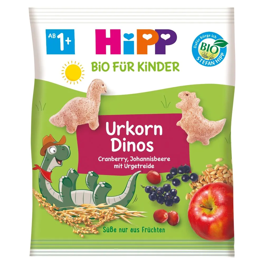 Hipp Chrupiące Dinozaury Bio przekąska 30 g
