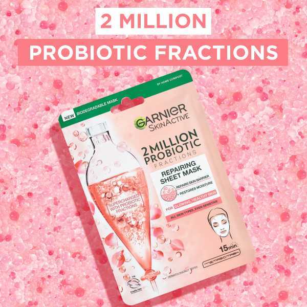 „Garnier Skinactive“ probiotinė atkuriamoji lakštinė kaukė