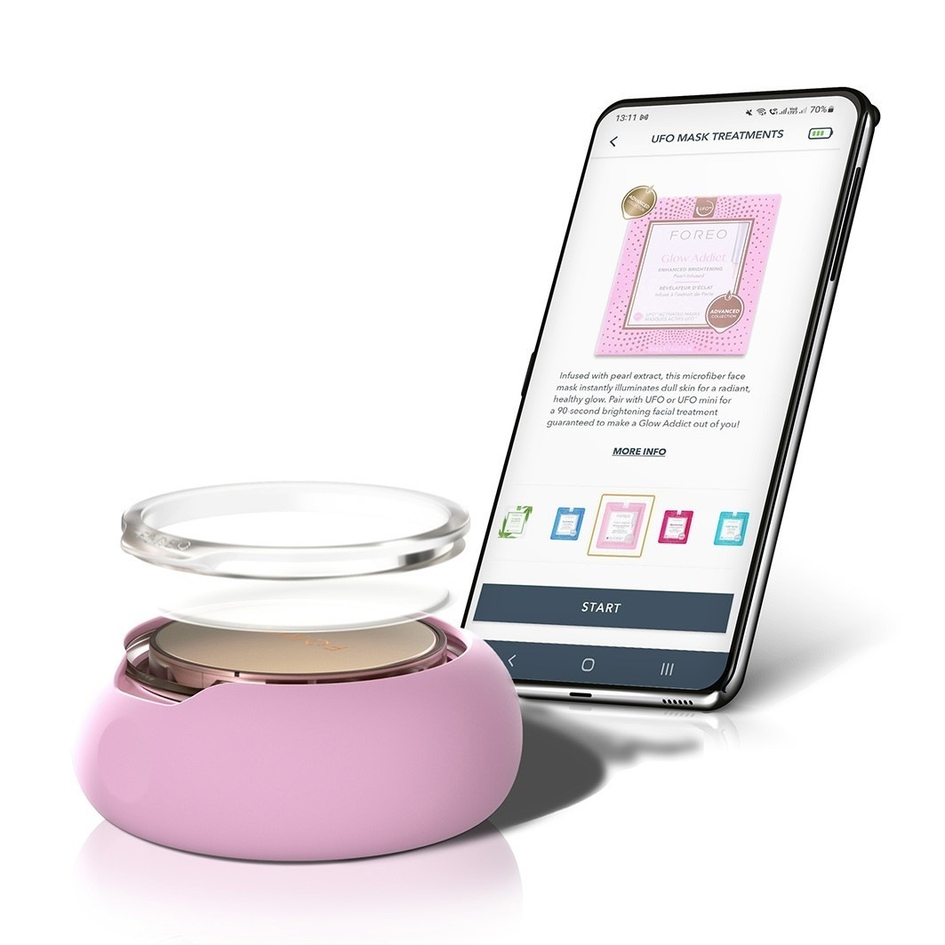 FOREO хидратантна маска UFO™ UFO маске Glow Addict 2.0 - 6 пари
