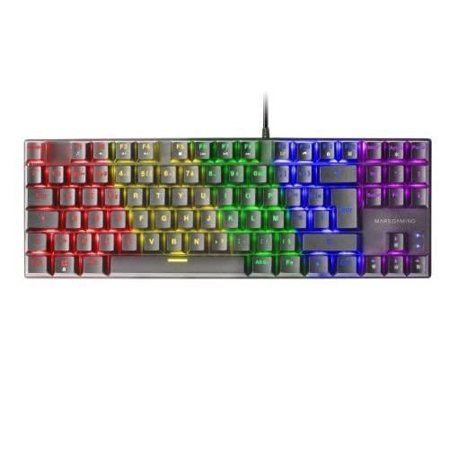 Mechanical Gaming Keyboard - MARS GAMING - MK80 RGB - Blue Switches - AZERTY - Wired