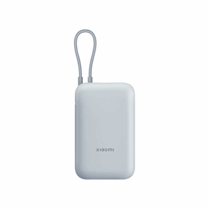Power Bank - XIAOMI - 10000mAh - Integrated Cable - Fast Charging - Pastel Blue