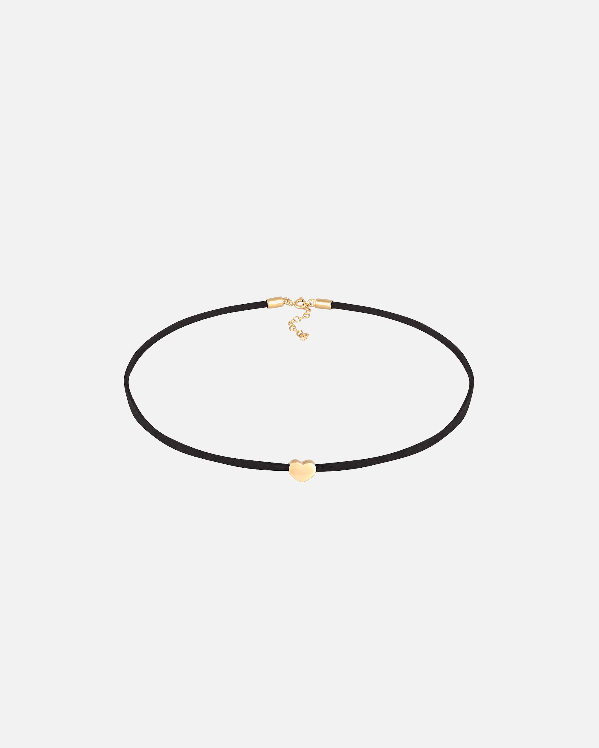 Elli Femmes Choker Coeur Symbole d'amour avec satin en argent sterling 925