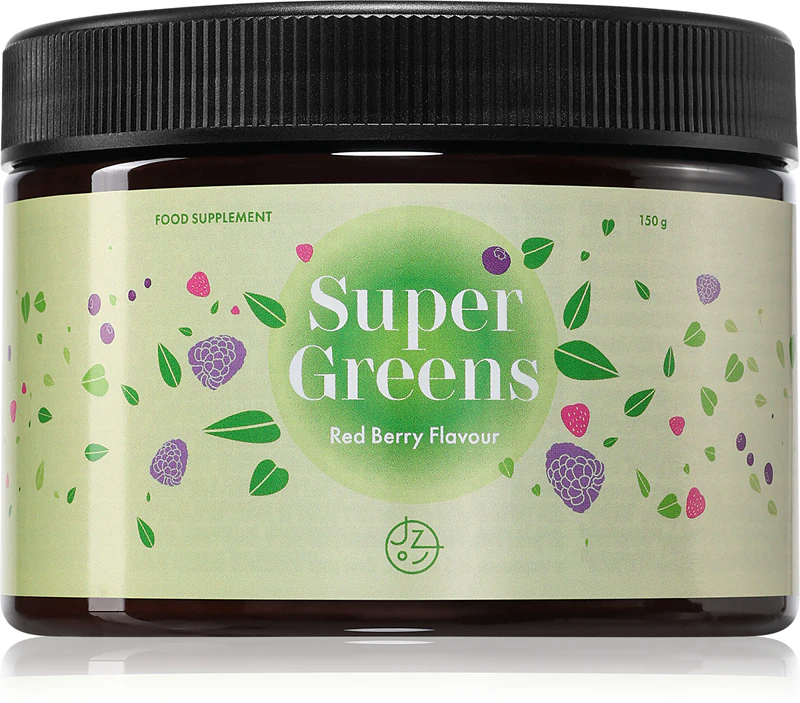 Consumimos o suplemento alimentar em pó Super Greens para uma sensação de conforto.