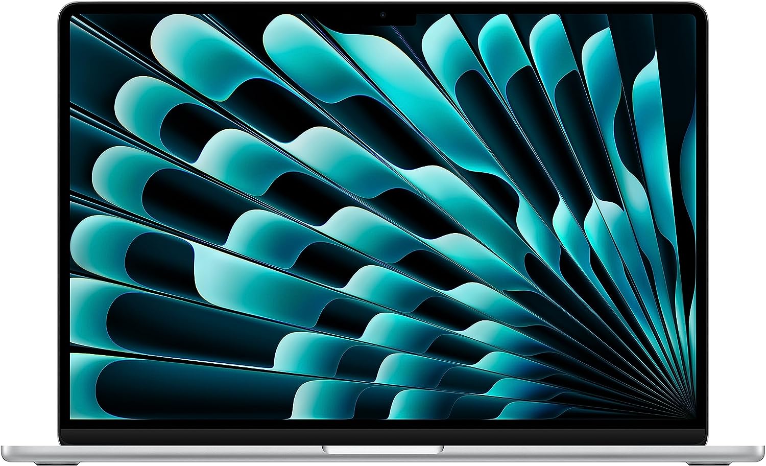 Apple MacBook Air-laptop uit 2023 met M2-chip: 15,3-inch Liquid Retina-display, 8 GB Unified Memory, 512 GB SSD-opslag, 1080p FaceTime HD-camera, Touch ID.