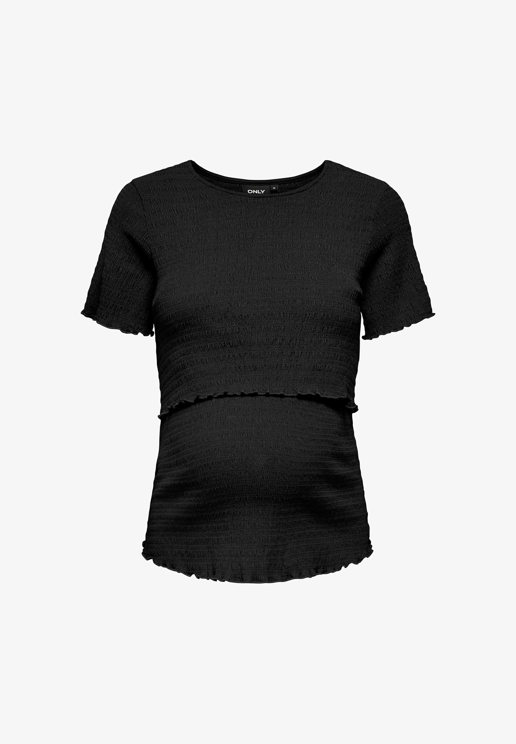 T-shirt imprimé « Seulement maternité Olmcalia » noir