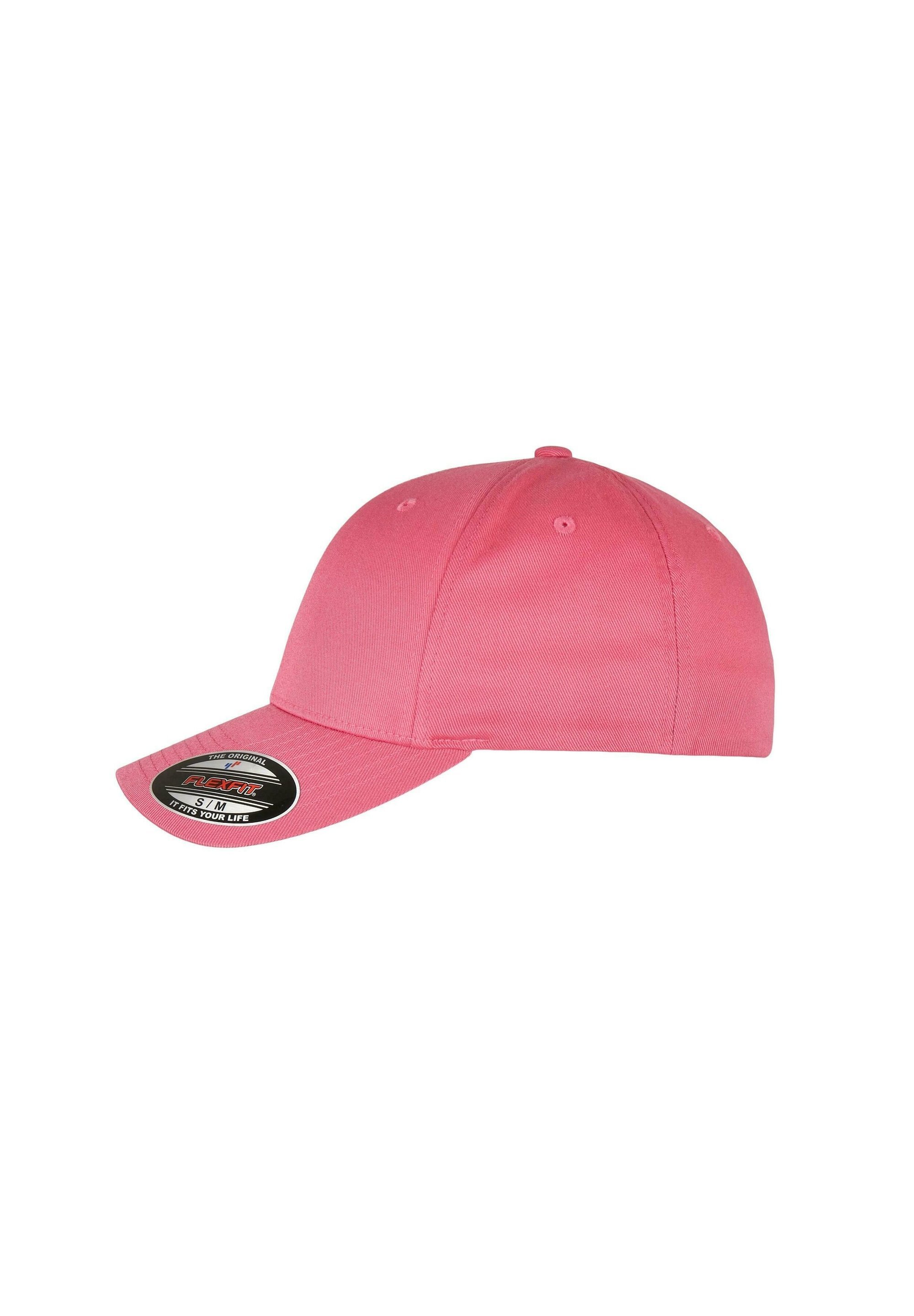 Casquette Flexfit en laine peignée rose foncé