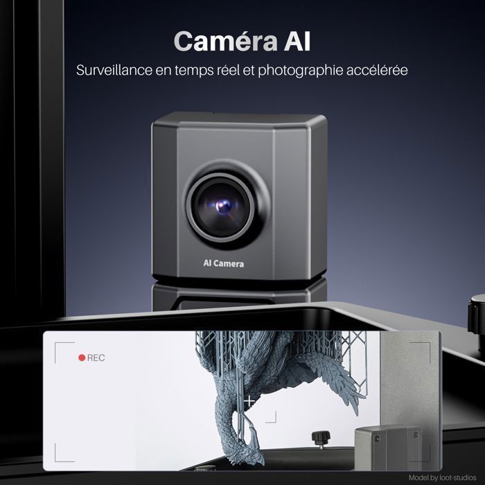 Impressora 3D ELEGOO Saturn 4 Ultra, tela MSLA 12K, nivelamento automático, grande área de impressão de 220 * 122,88 * 218,88 mm³