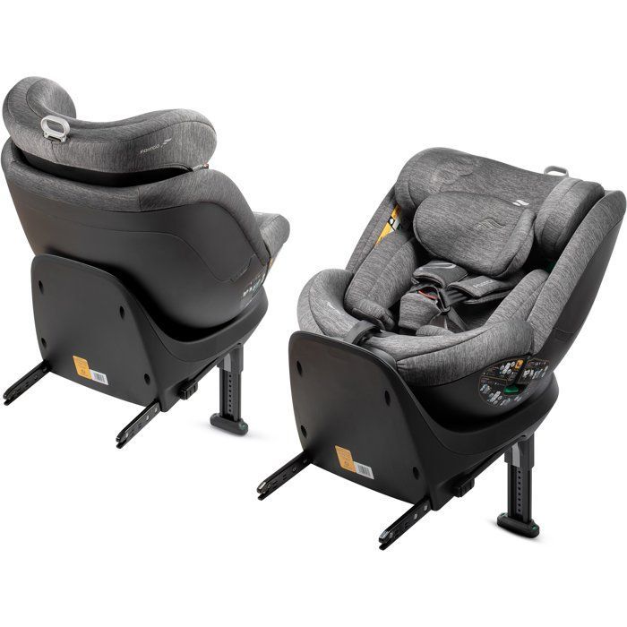 Silla de coche BABYAUTO Magna Plus - Grupo 0/1/2/3 - I-Size - 40/125 cm - Isofix - Giro de 360° - Reclinable - Gris