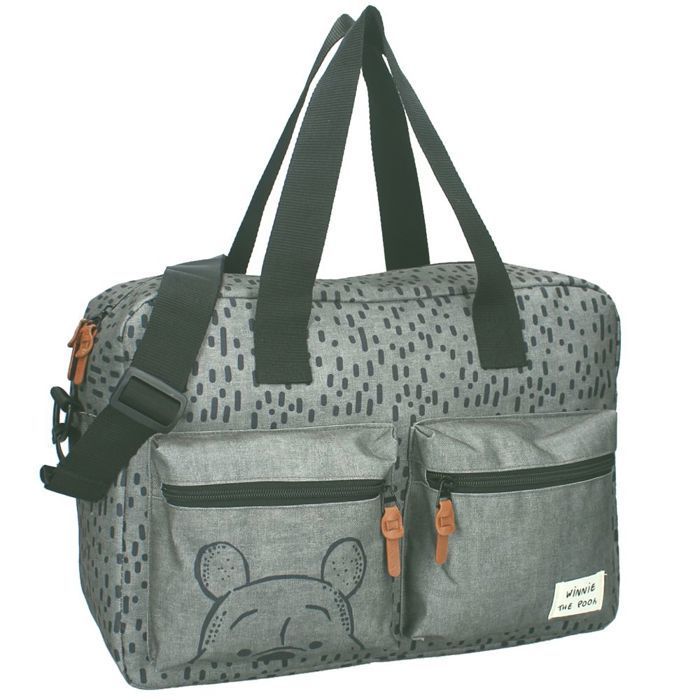 Bolso cambiador grande gris | con cambiador | Winnie the Pooh