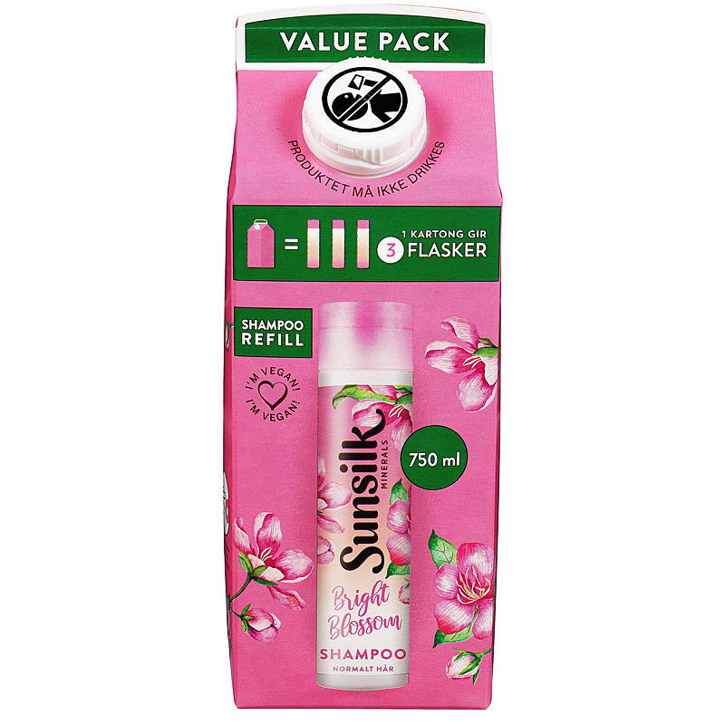 Sunsilk Schampo 750 ml refill Blossom Sunisilk
