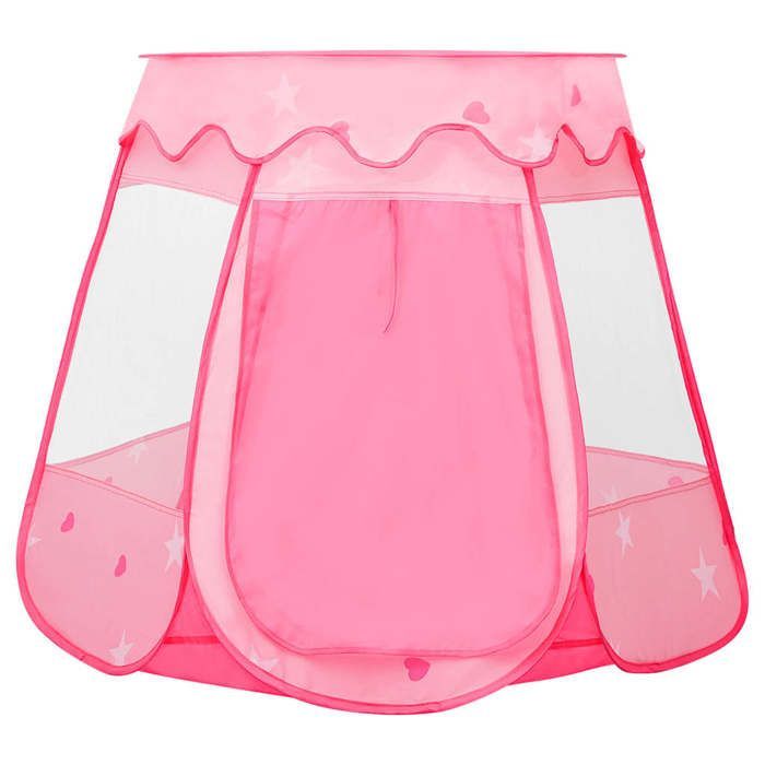 93673 VidaXL Tienda de juegos infantil rosa 102x102x82 cm